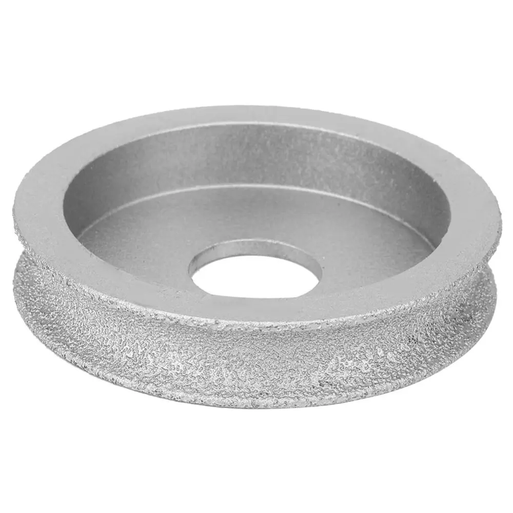 7.3cm Brazed Diamond Grinding Wheel Concave Abrasive Wheel for Stone Ceramic Glass(1.0cm )