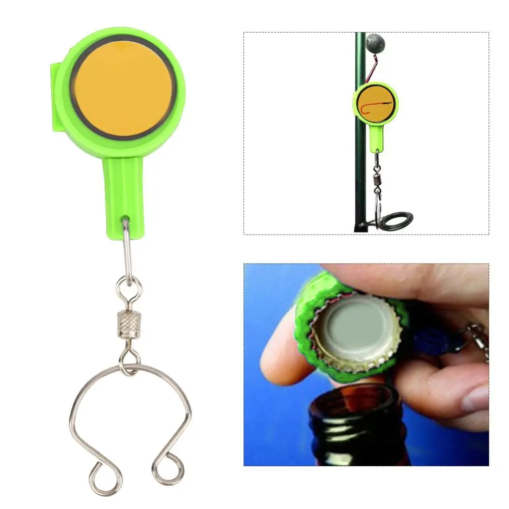 3Pcs Fishing Quick Knot Tool Hooks Tying Multi Function Fishing Tackle Safety Device(green 3 pcs)