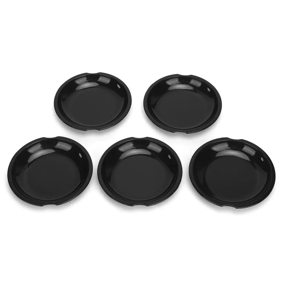 5pcs Exterior Door Handle Guard Bowl Cover Trim Decoration Fit for Jeep Wrangler 08-17 4 Door Black