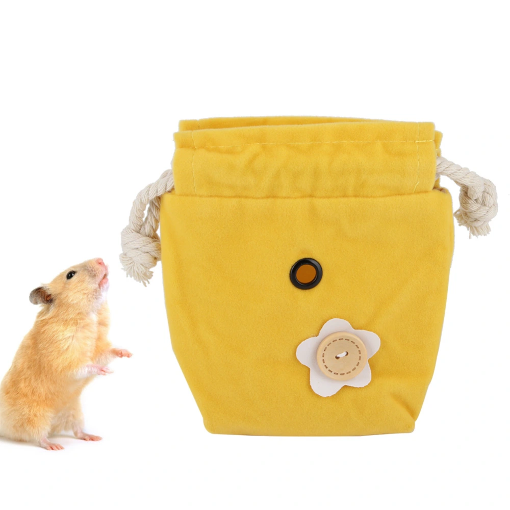 Small Pets Portable Flannel Soft Outgoing Carrier Bag for Hamster Sugar Glider Squirrel