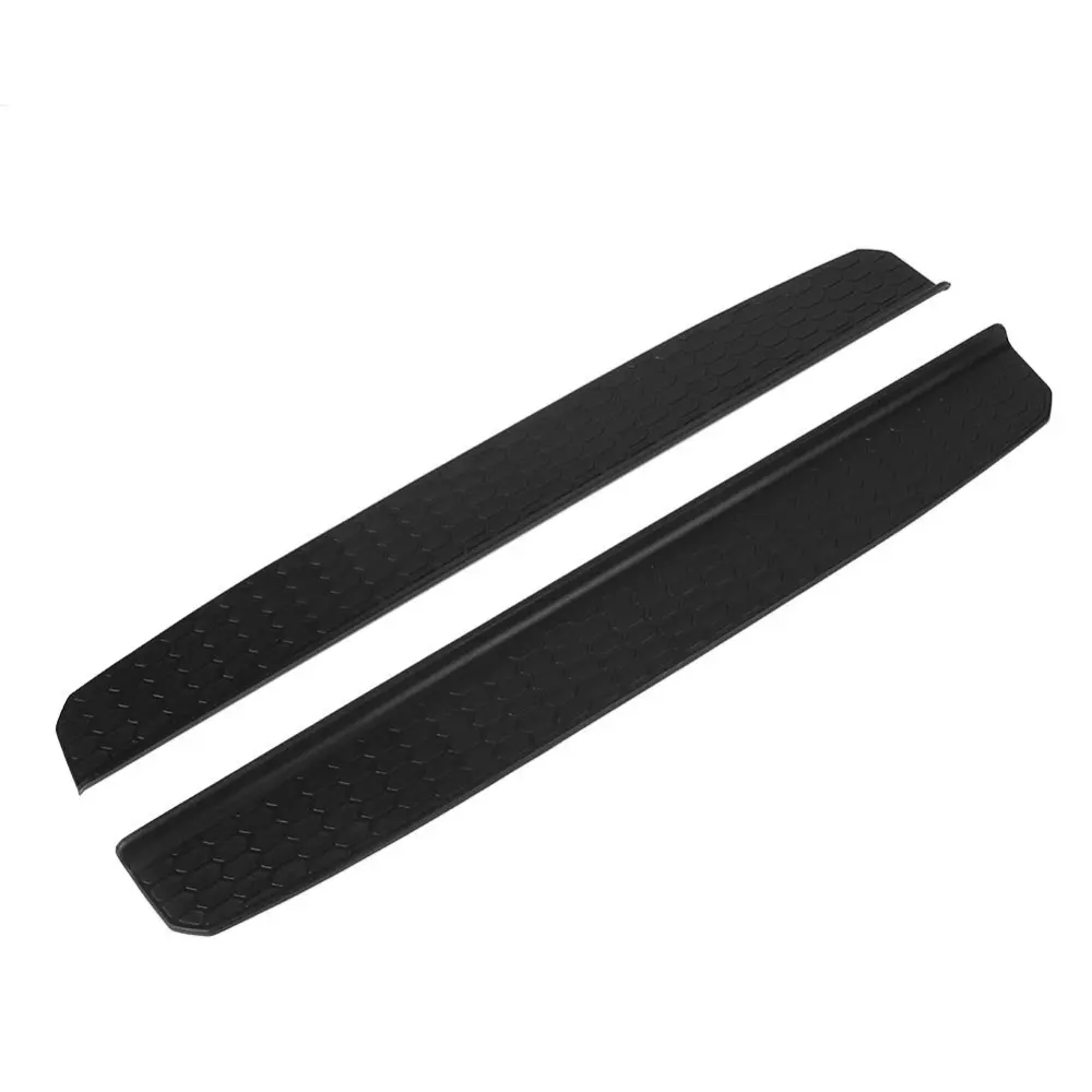 Black Car Door Sill Strip Cover Plate Accessory Fit for Jeep Wrangler JL 2018+ 2 Door