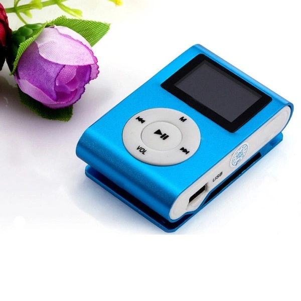 Mini USB MP3 Music Clip Player Mini LCD Screen Support 32GB Micro SD TF Card Recharge