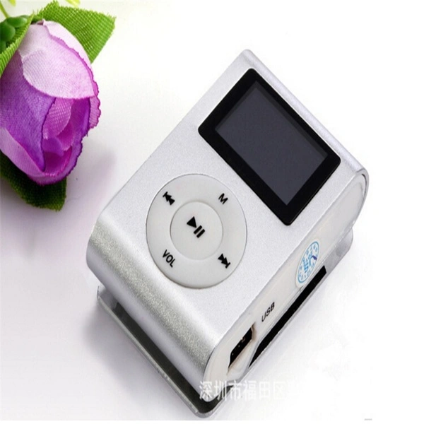 Mini USB MP3 Music Clip Player Mini LCD Screen Support 32GB Micro SD TF Card Recharge
