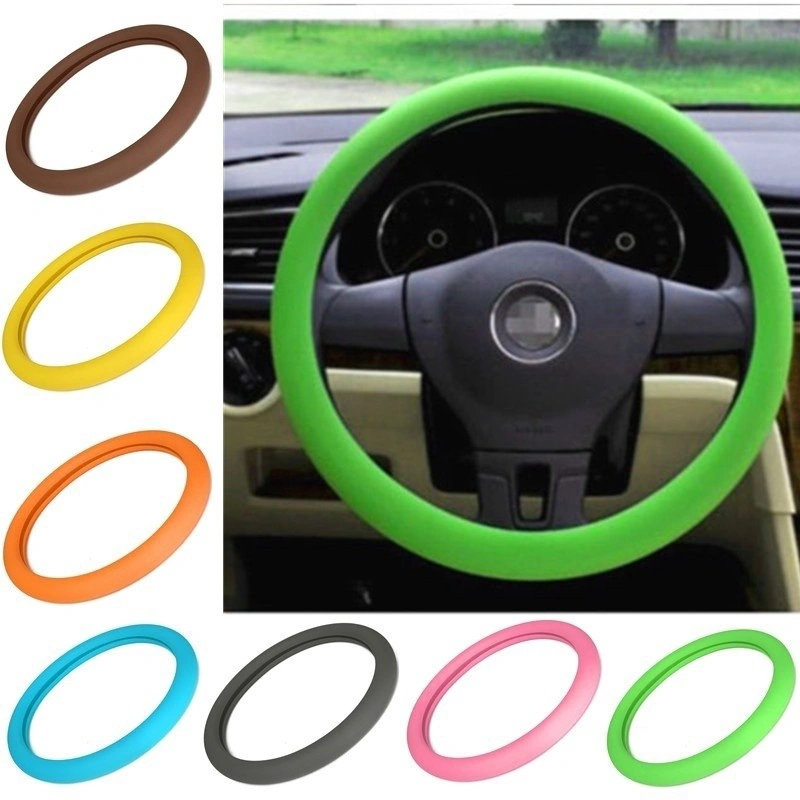 Thickness Texture Car Truck Vehicle Auto Silicone Steering Wheel Glove Cover