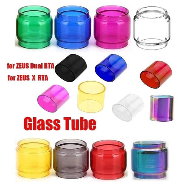 Zeus Dual RTA / Zeus X RTA Replacement Straight Bulb Glass Tube 1PC(Height 26.5 width  purple)