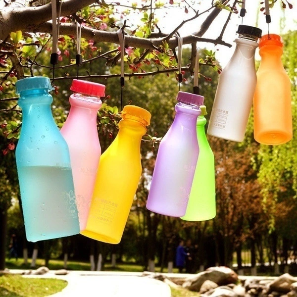 550ML Outdoor Sports Travel Water Bottle Portable Leak-proof Cycling Camping Water Cup