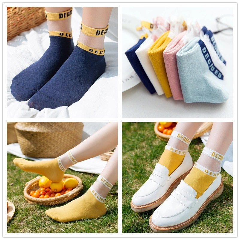 New Women Socks Letter Stockings Girls Happy Wedding Gift Love Couple Socks（Navy）