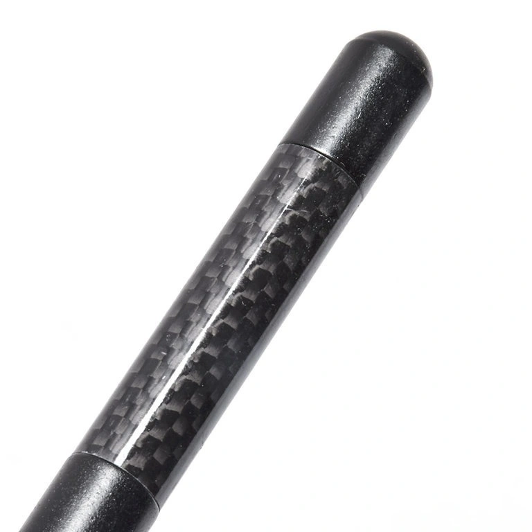 DEDC 1Pcs Trd Black Carbon Fiber Antenna Universal