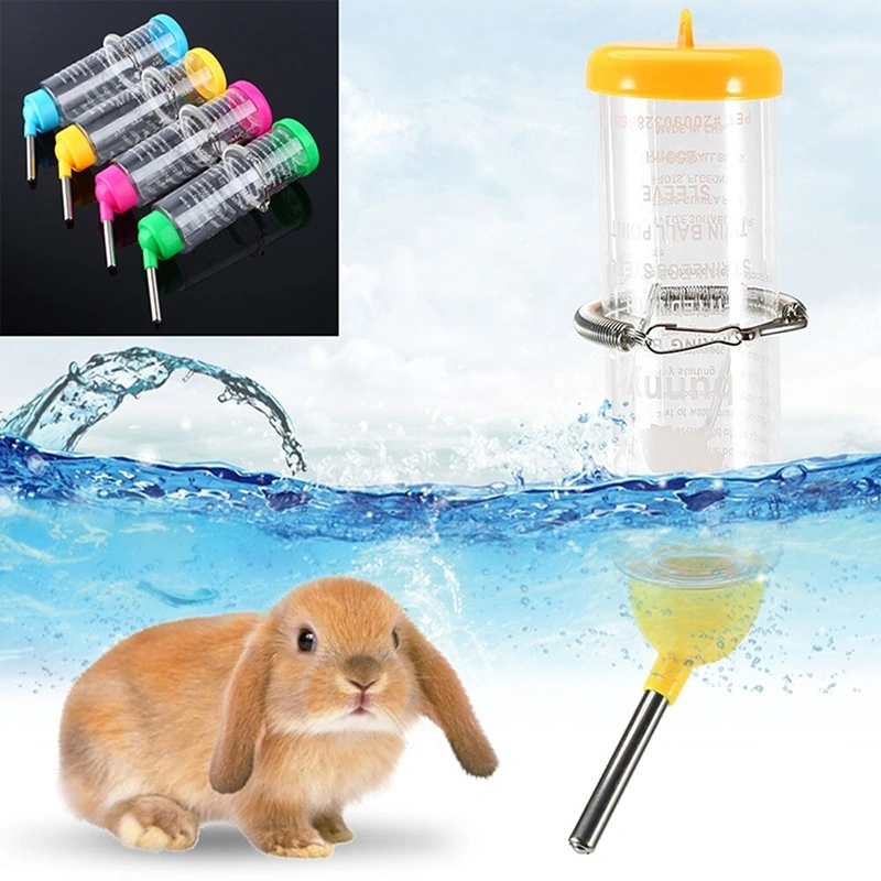 Pet Automatic Water Feeder Rat Hamster Rabbit Cage Water Dispenser-250ml（yellow）