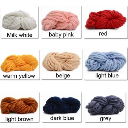250g Warm Super Chunky Merino Wool Yarn Giant Wool Super Knitting Newest