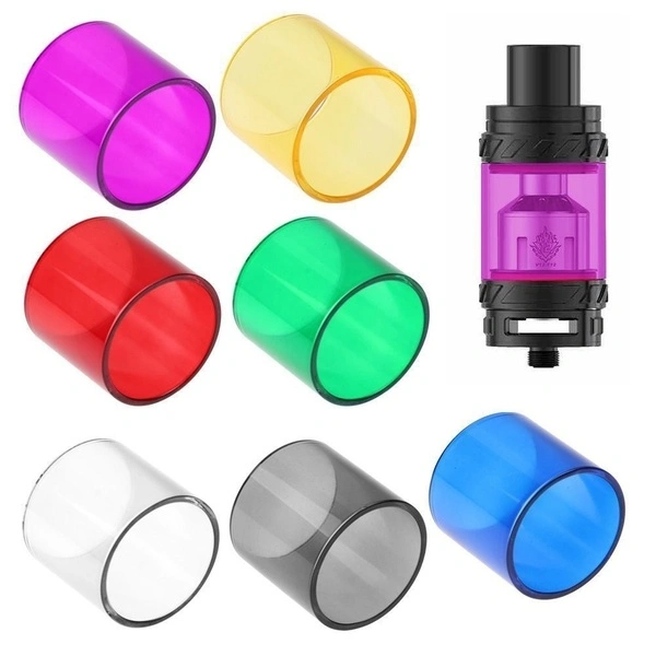 1PC Replacement Glass Tube for TFV8 Big Baby Cloud Beast Subohm Atomizerr （blue）
