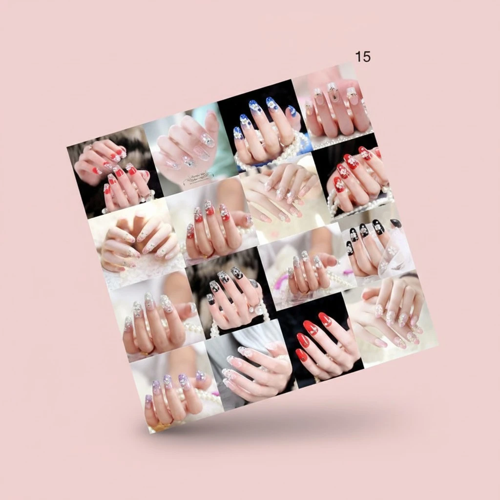 24Pcs/box Nails Gaga New Full Cover Natural False Nails Fake Nail Tips SF