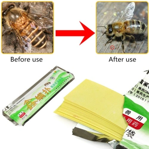 20pcs Fluvalinate Killing Against Mite Varroa Strip Beekeeping Pest Control Gift