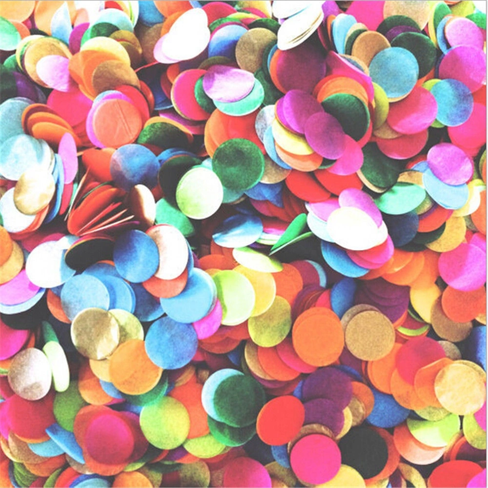 1000Pcs/Pack Flame Retardant Paper Table Throwing Confetti Party Wedding Decor (Multi-Color)