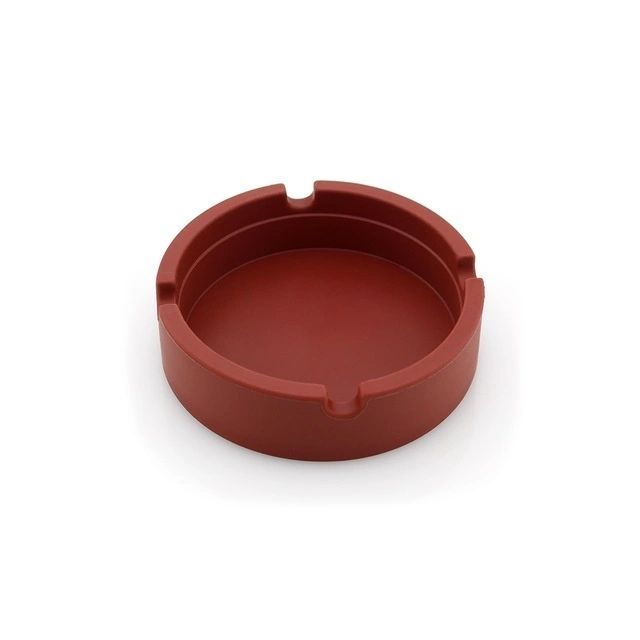 Soft Silicone Eco Friendly Ashtray Pocket Ashtray Box for Car Mini Round Rubber Ashtray