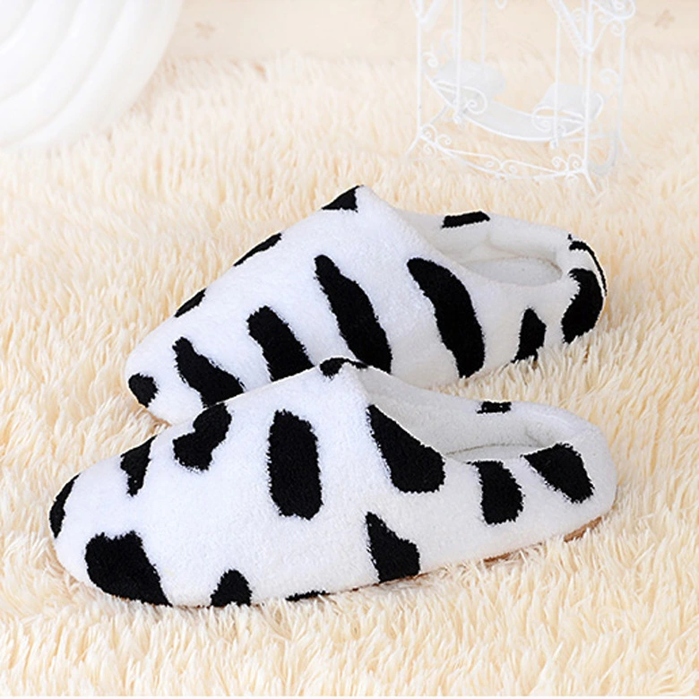Winter Men Women Soft Non-slip Slippers Cotton Sandal House Home Shoes Warm(Deer)