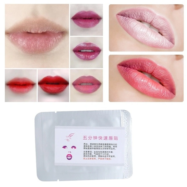 12pcs Lip Permanent Makeup Anesthetic mask Numb Patches painless lip Mask before the procedure