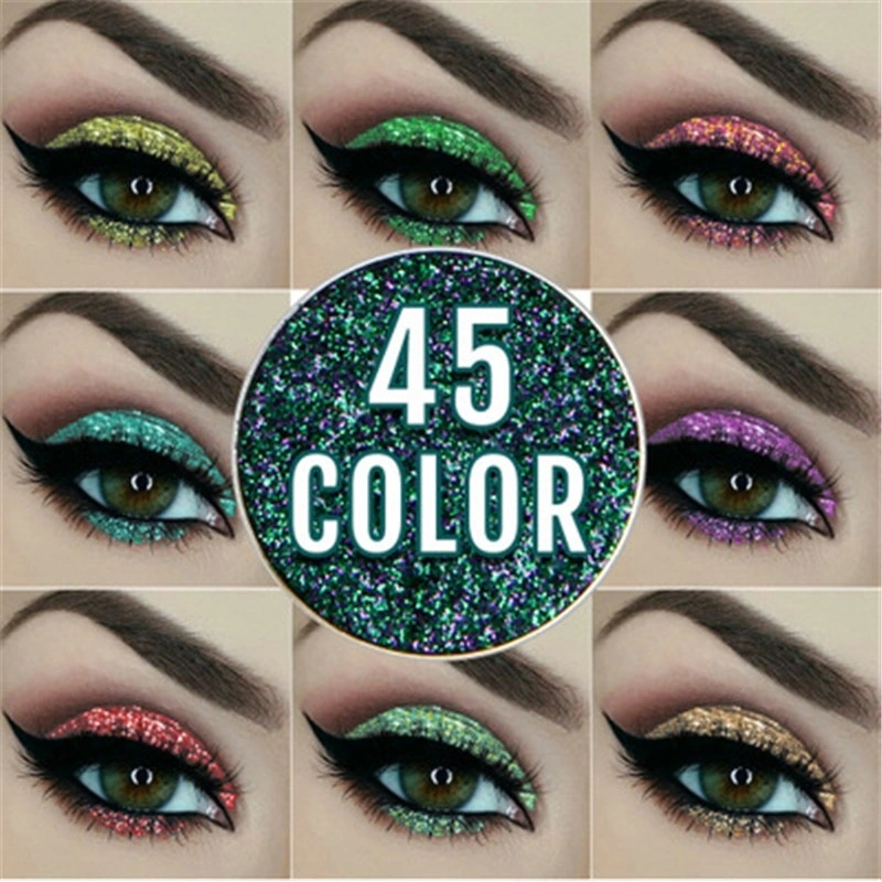 Women Lady Mixed Glitter Powder Eyeshadow Brrilliant Shimmer Eyes Shadow Pigment Loose Makeup 4