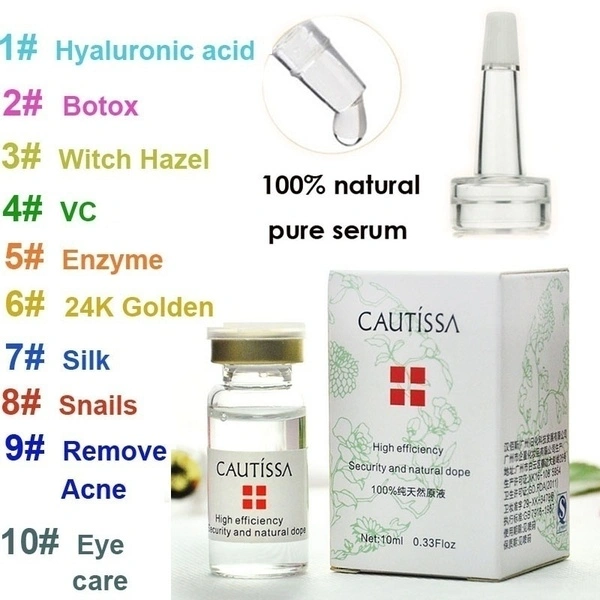 Face Lift Firming Pure Hyaluronic Acid Anti Wrinkle Skin Care 10ml Acne VC Ageless Serum