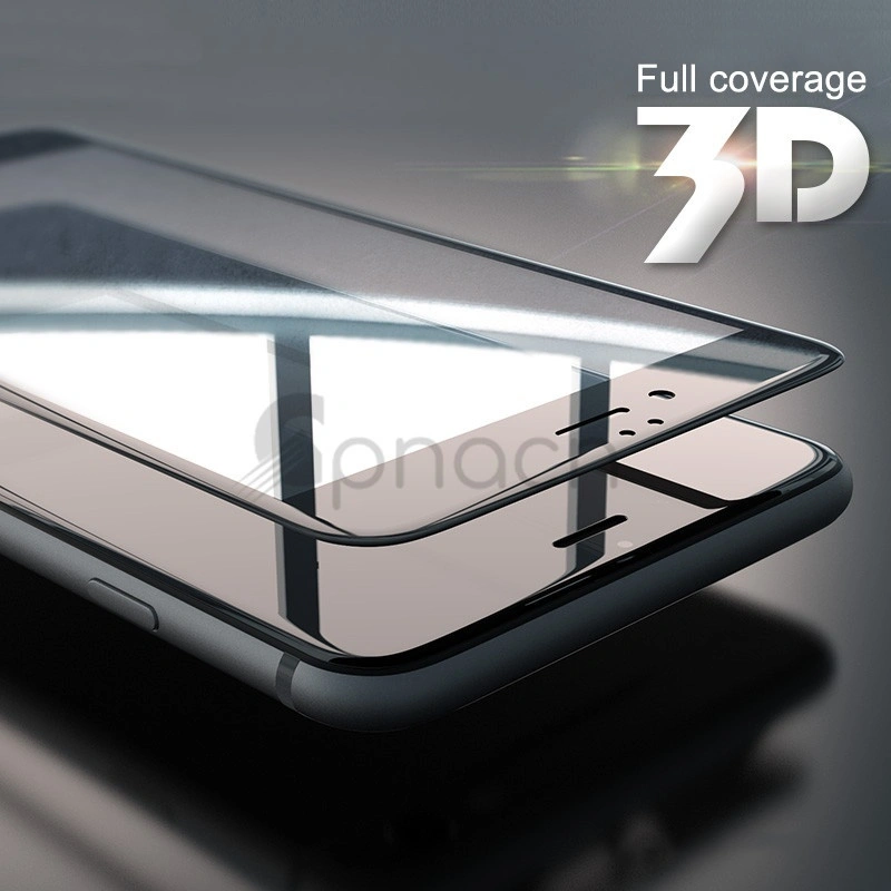 3D 9 H Curved Edge Full Tempered Glass Cover For iphone7p/8p