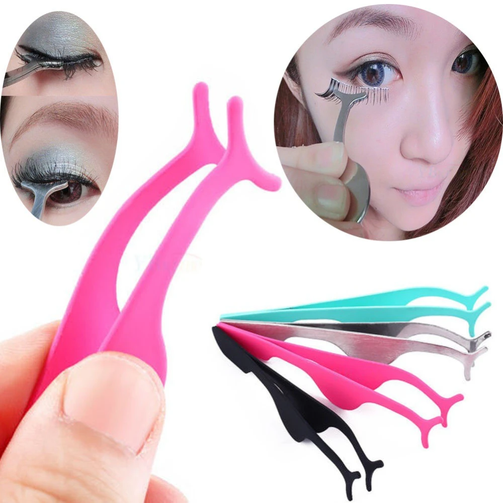 False Eyelashes Extension Applicator Remover Clip Tweezer Beauty Makeup Nipper