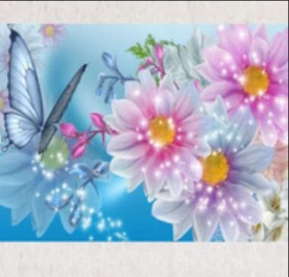 Diy Diamond Painting Cross Stitch Crystal Flower Diamond Embroidery Diamond Mosaic