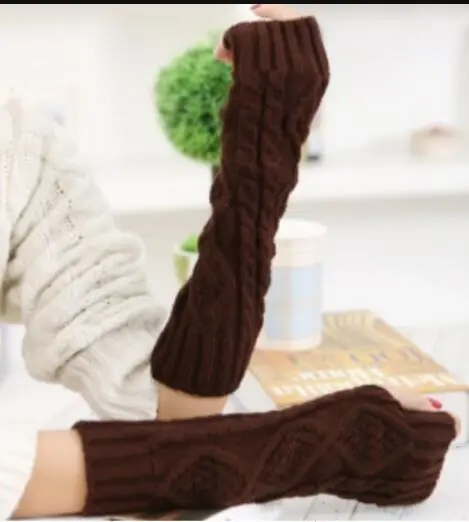 Winter Warm Gloves Knitting Arm Warm and Comfortable To Wear