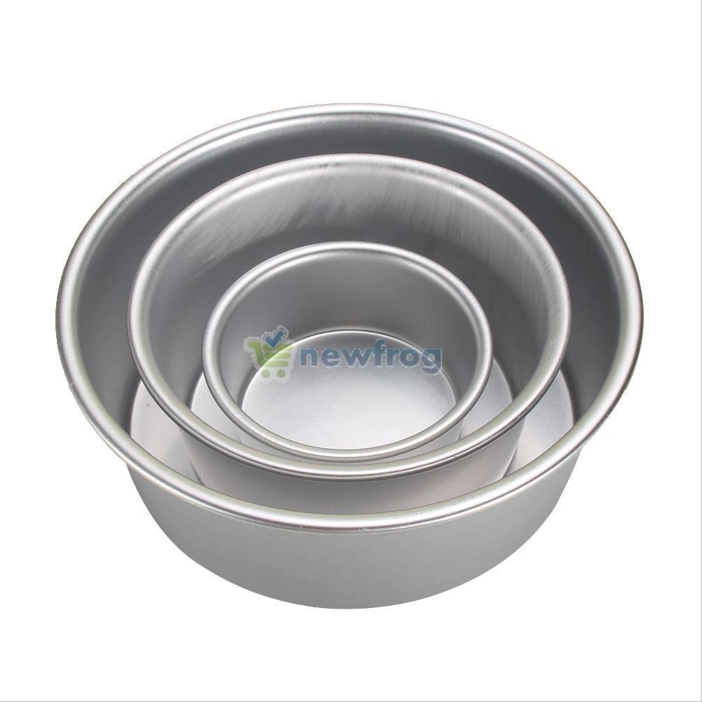 Round Cake Fondant Decorating Mold Tins Pan Non-stick Sugarcraft Bakeware Tools