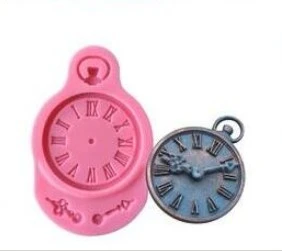 New Arrival Clock Silicone Cake Mold Silicone Chocolate Mold Fondant Cookie Silicone Molds for