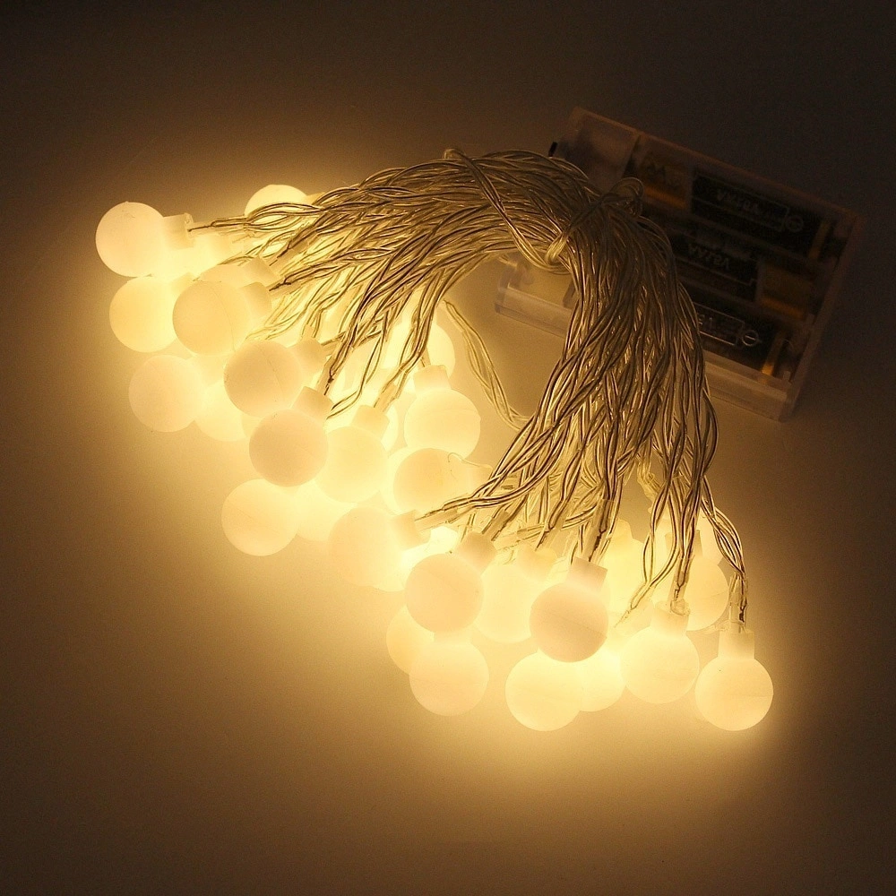 1.5M/ 3M Fairy Garland LED Ball String Lights Home Decoration (3M)