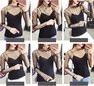 Women's Sheer Lace Fishnet Free Size Crewneck Long Sleeve T-shirt Top (Black Strip)