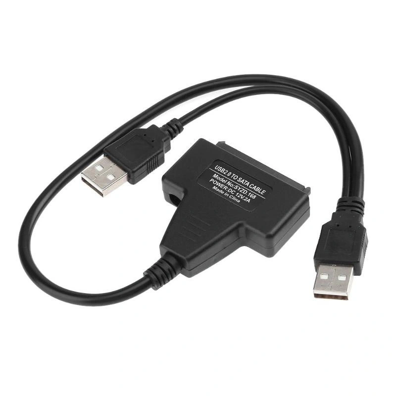 USB 2.0 to SATA Converter Adapter Cable For 2.5/3.5 SATA HDD Hard Drive Disk