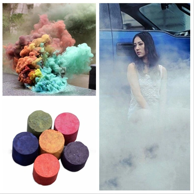 Colorful Smoke Cake Smoke Effect Show Round Bomb Photography Aid Toy SetPowder Gel Liquid Nail