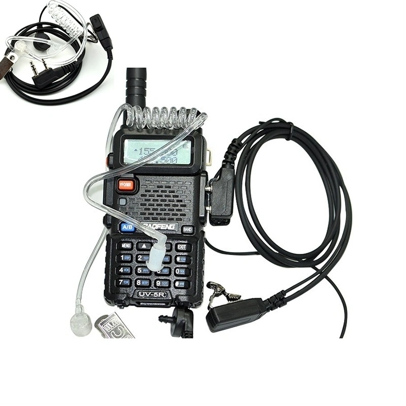 Mic Acoustic Tube for Baofeng Headset TK Radio Walkie Talk