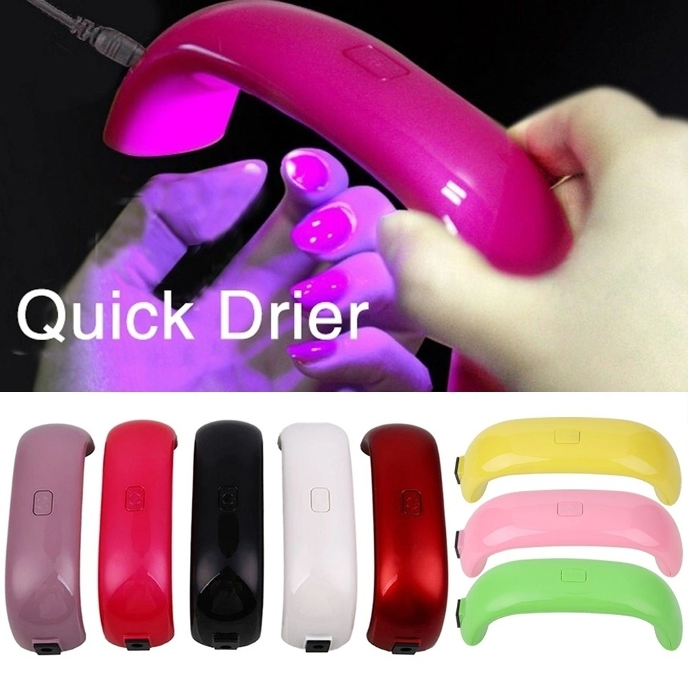 9W Rainbow LED CCFL Nail Art UV Lamp Light Dryer Curing Machine Gel Polish (Gold)