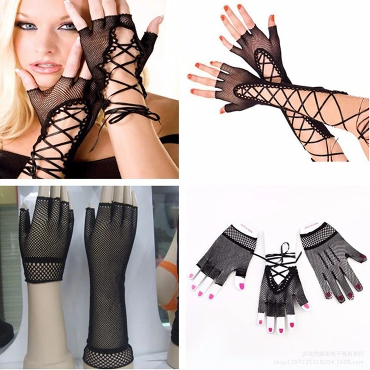 Sexy Fishnet Gloves (#1)