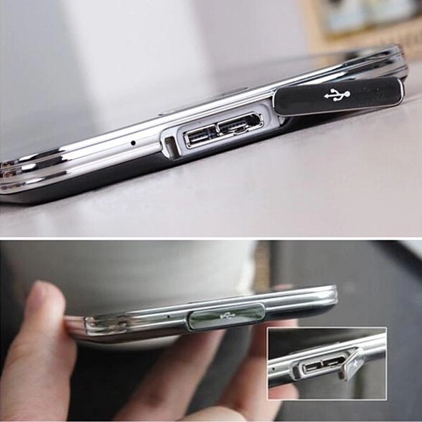 USB Charger Dock Port Waterproof Cover Flap Door Dust Plug For Samsung Galaxy S5