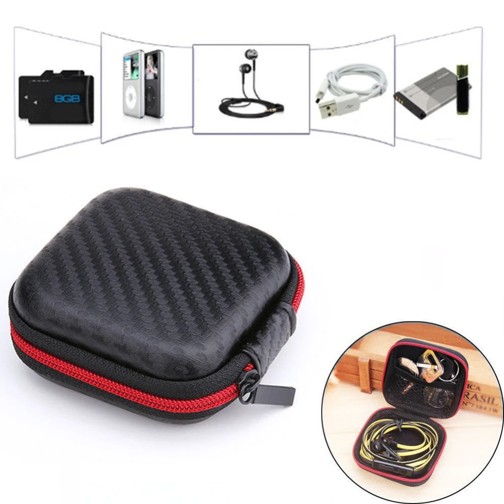 Earbuds storage bag, hard case box, waterproof storage