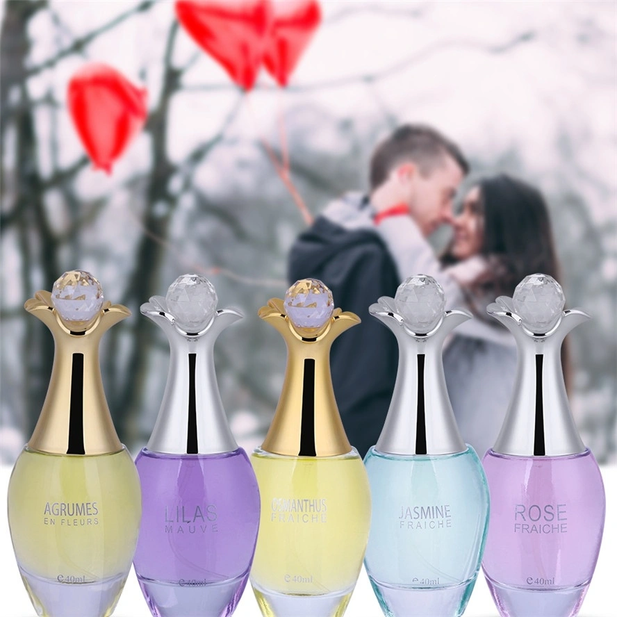 Female Perfume Atomizer Perfume Bottle Flower Perfume (Lavender)