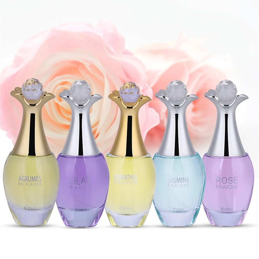 Female Perfume Atomizer Perfume Bottle Flower Perfume (Lavender)