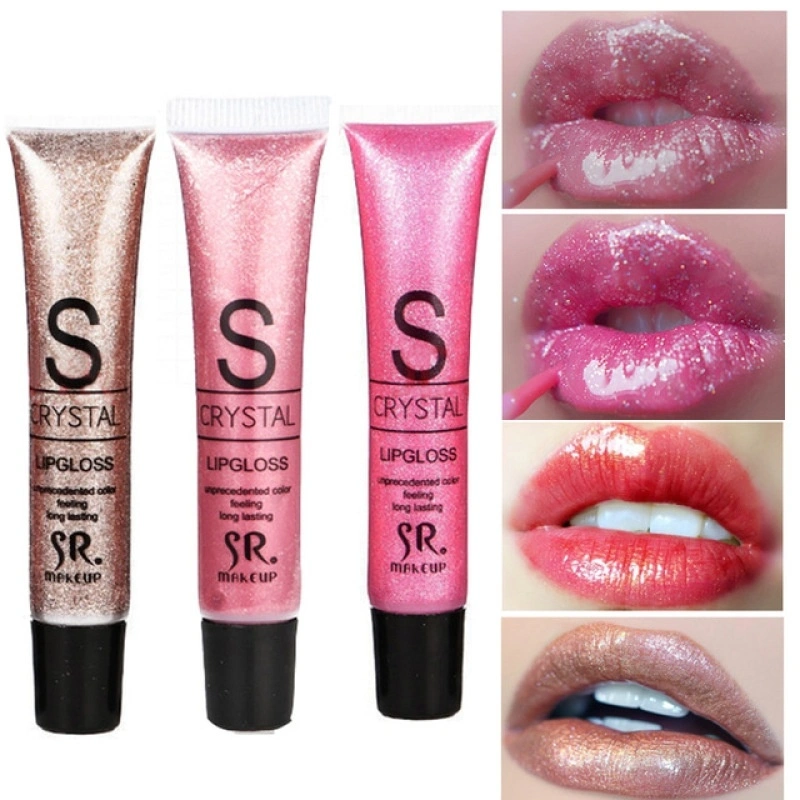 Crystal Cosmetic Lips Long Lasting Lipstick Moisturizing Shiny Diamond Shimmer Glitter (#10)