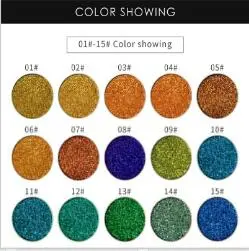 Women Lady Mixed Glitter Powder Eyeshadow Brrilliant Shimmer Eyes Shadow Pigment Loose Makeup 4