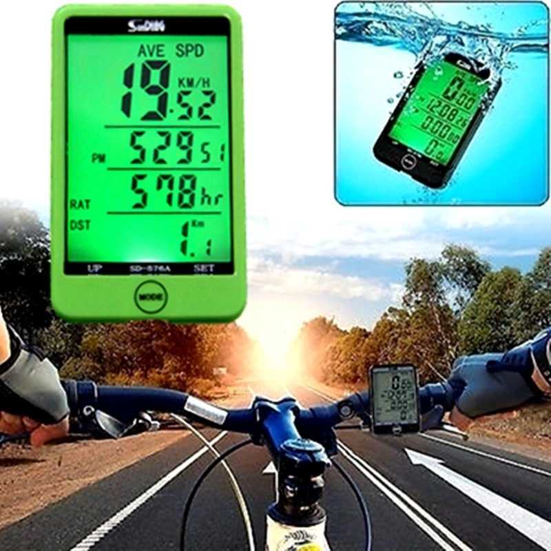 Waterproof Bicycle Bike Cycle Odometer Wired/Wireless  LCD Digital Cycle Computer Speedometer