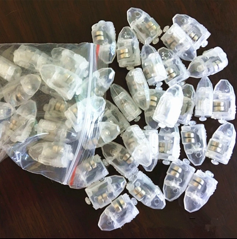 10pcs Wedding Decoration Lighting Colorful  LED Light Lamp Lights Balloons Lantern (Multicolor)