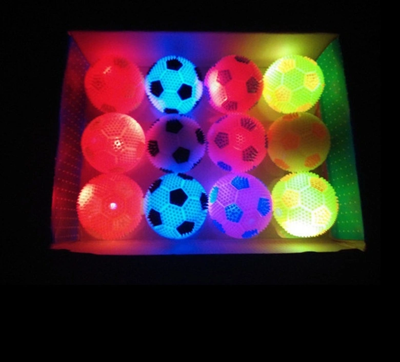 1Pcs   Luminous Football Toy Elastic Football (Random Color)