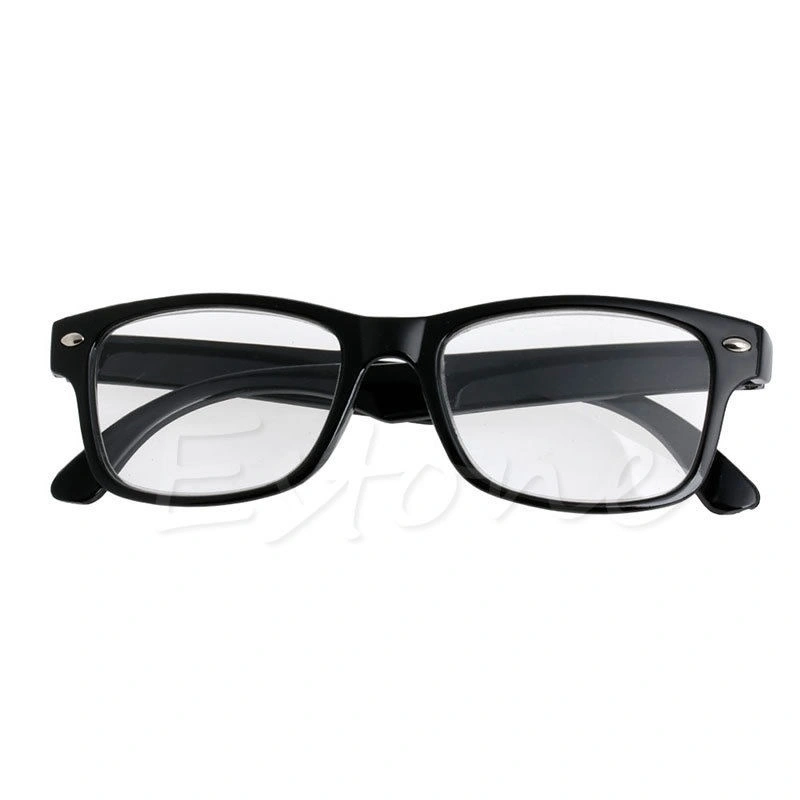 Classic Black Frame Retro Style Spring Reading Glasses Readers (+3.0)