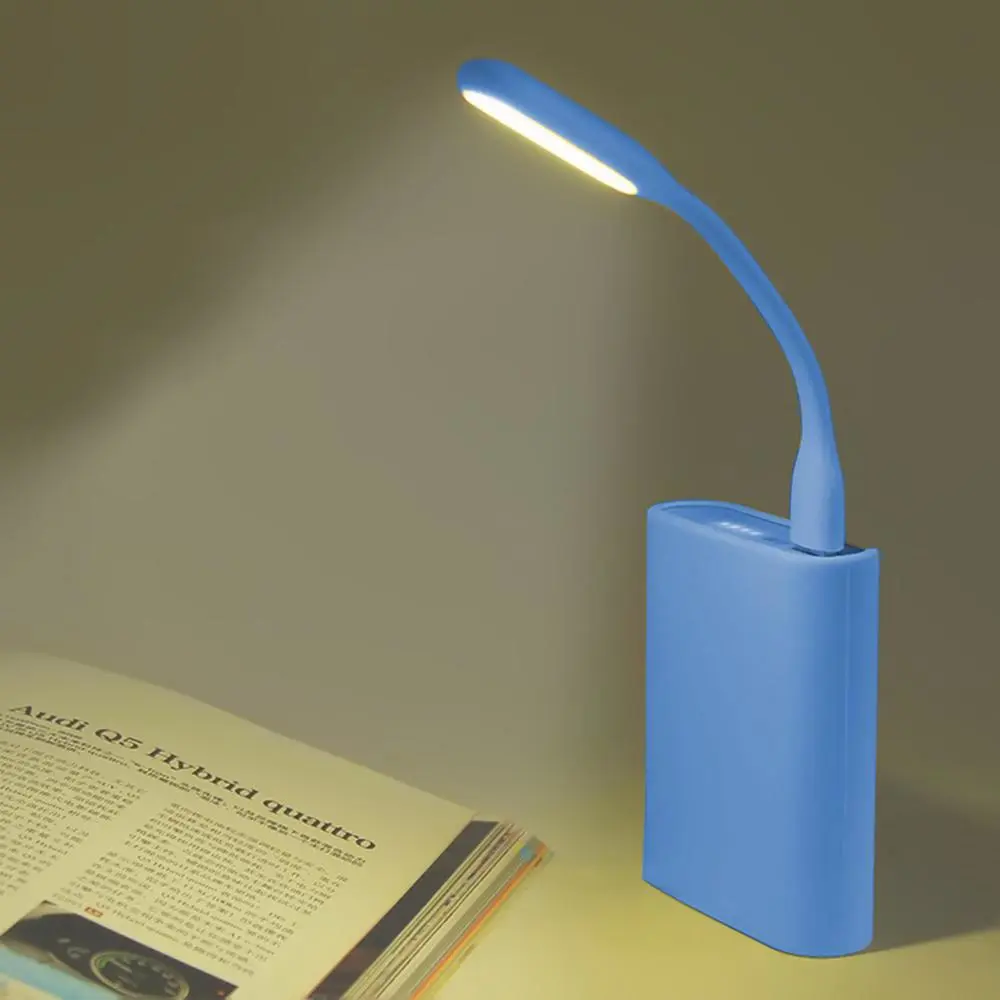USB light fixtures mini portable flexible LED reading lamp eye protection (Green)