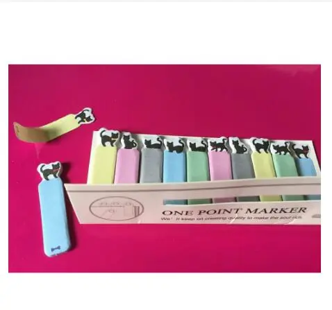 NoteboLovely Cats Sit In Rows Sticky Notes Memo Pad
