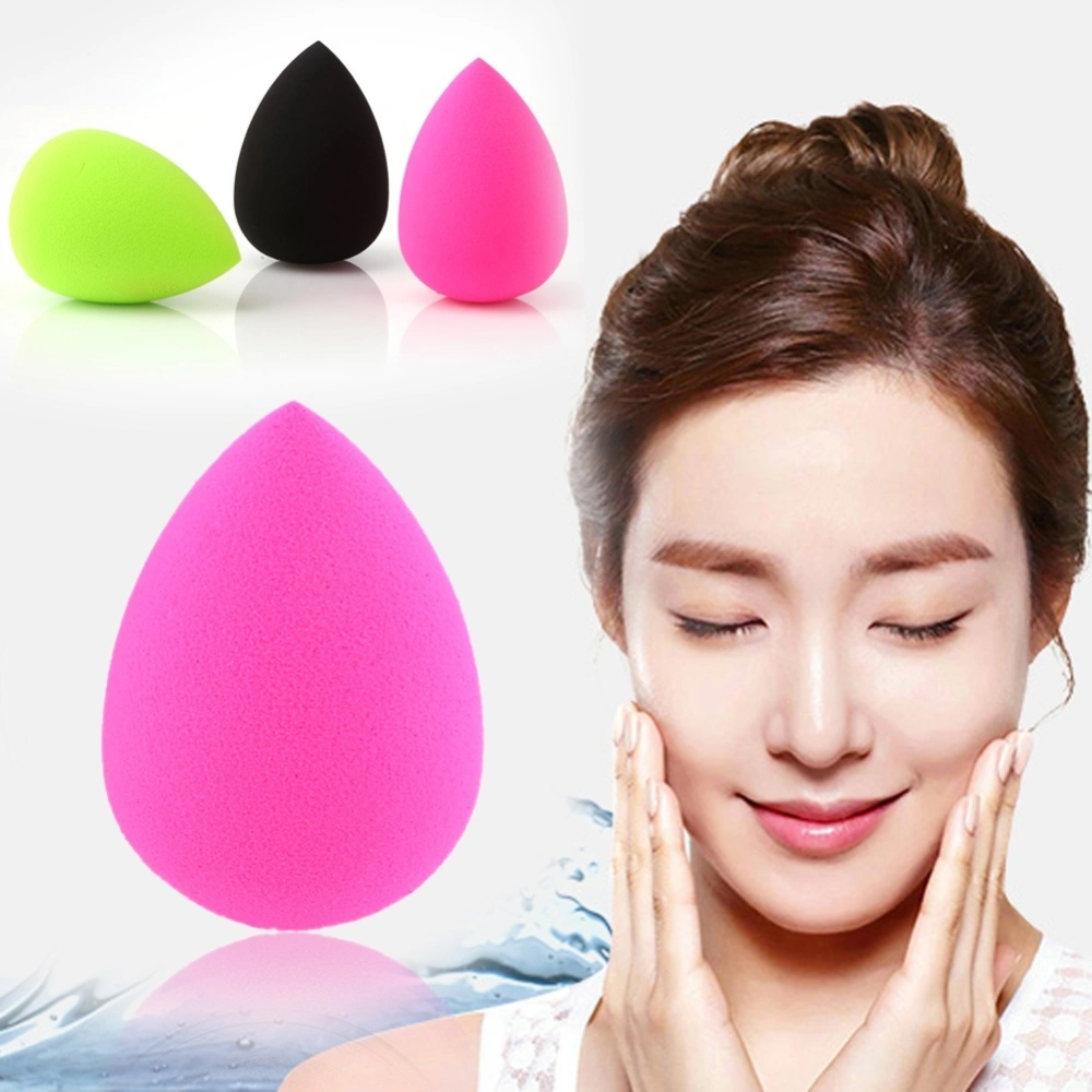 4 Pcs Mini Waterdrop Makeup Foundation Sponge Puffs Liquid Powder Cream Makeup Puff