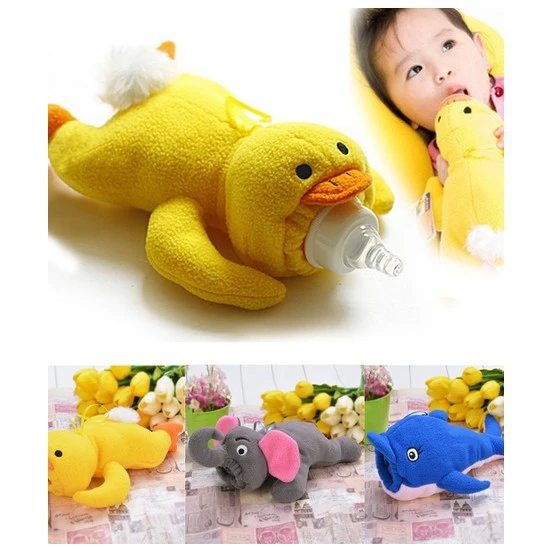 Animal Insulation Keep Warm Holder Baby Feeding Bottle Cover